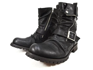 Gino Engineer Short Drape Stiefel schwarz Größe 27 cm ZE319 BK 259 - Bild 1 von 7