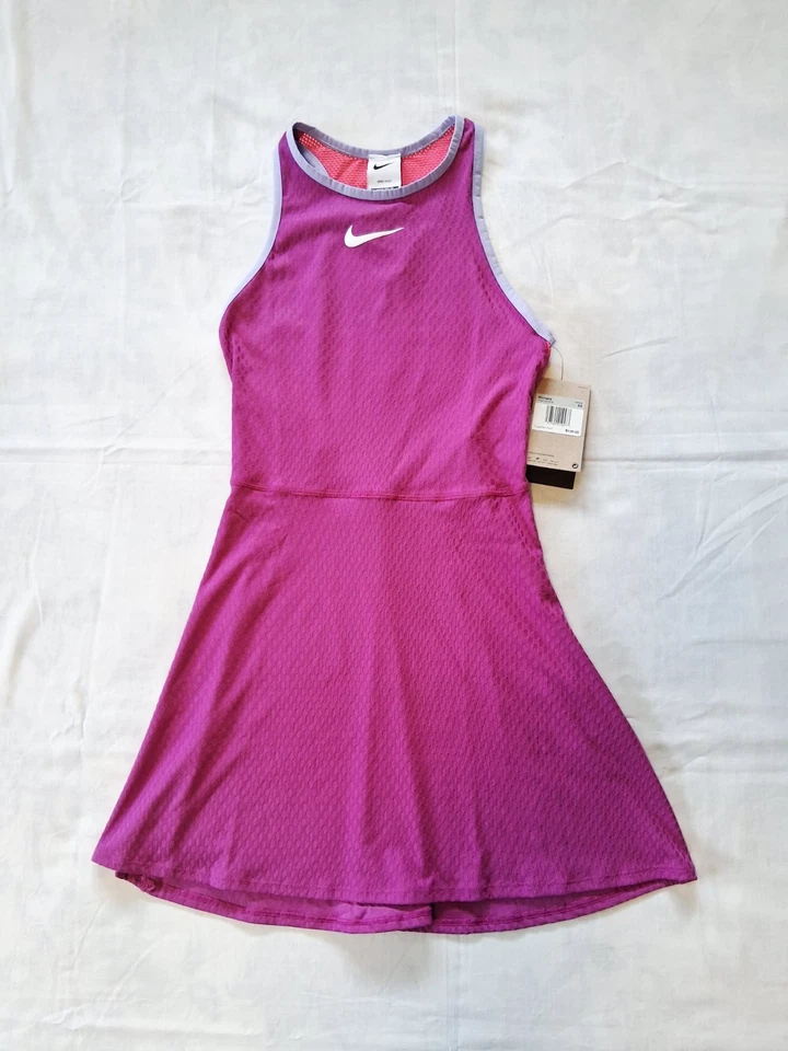 Vestido de tenis Nike Court NY SLAM DRI-FIT FQ2129-518 para mujer talla XS Foto 1 de 4