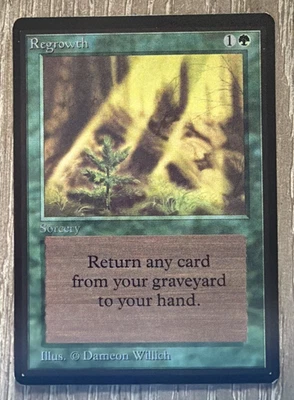 Beta - Regrowth MTG NM Magic: The Gathering - Image 1 of 4
