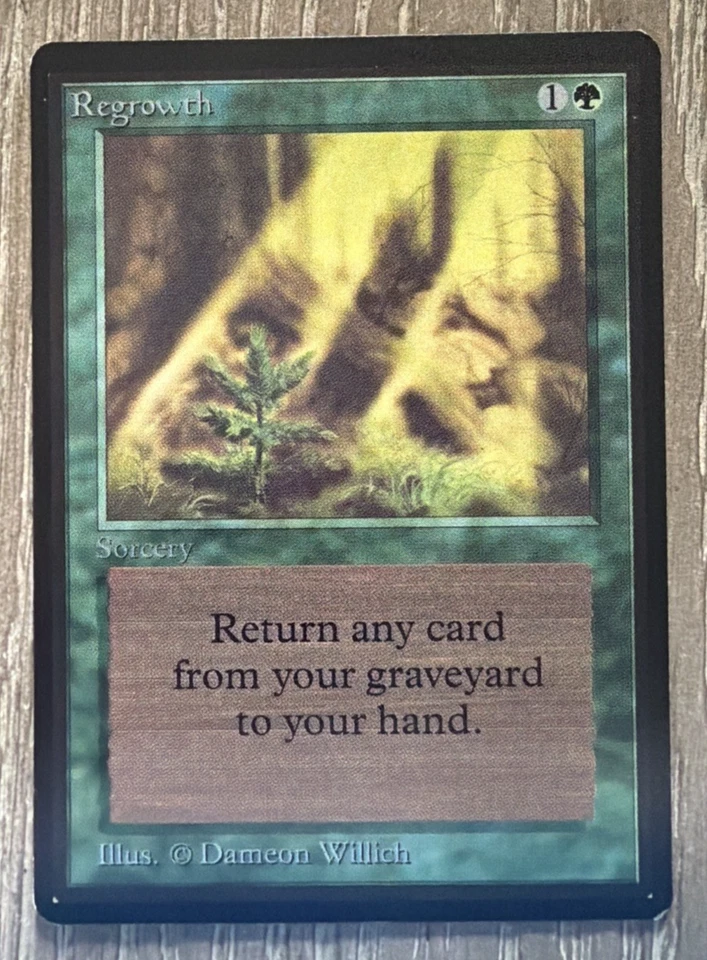 Beta - Regrowth MTG NM Magic: The Gathering - Image 1 of 4