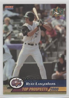 2000 Choice Carolina League Top Prospects Ryan Langerhans #21 - Image 1 of 2
