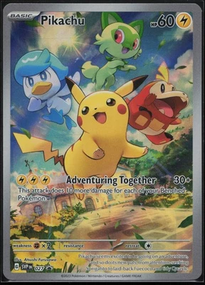 ENGLISH Pokemon - *Pikachu -* - 027 - SV: Scarlet & Violet Promo Cards - Image 1 of 2