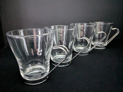 Juego de 4 tazas de café espresso Vitrosax hechas en Italia Foto 1 de 4