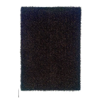 Alfombra Linon Confetti Shag Poliéster 5'x7' en Marrón y Negro Foto 1 de 4