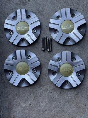 Devino Road Concepts EMR277-CAP3A Wheel Center CAP SETO'4 Aluminum W/ bolts - Image 1 of 4