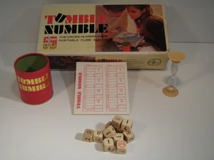 1969 Tumble Numble Dice Math Game by Selchow & Righter - Picture 1 of 12