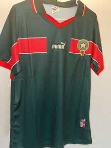 Morocco  Jersey – Puma Green Football Shirt – Limited Atlas Lions Kit  - Picture 1 of 2
