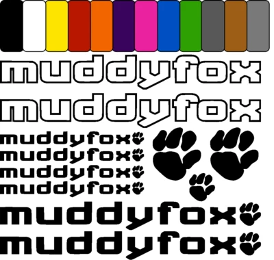 STICKERMASCHINE MUDDYFOX aufkleber sticker fahrrad bicycle