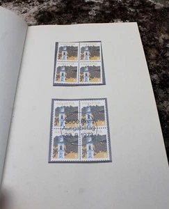 Stamps 1973 Switzerland Album Commemorative Upu Bernese 10 Blocks Of 4 New - Picture 1 of 10