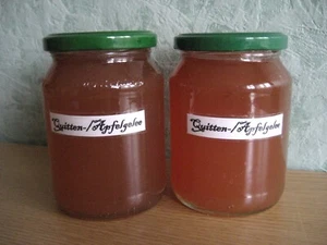 2 x 350ml Quitten-Apfelgelee aus Heidelberg von 2024-ungespritztes Obst!! - Bild 1 von 1
