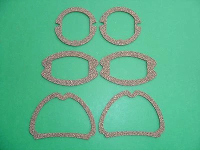 1957 CHEVROLET BEL AIR 210 150 PARKING LIGHT-TAILLIGHT-BACKUP LENS GASKET KIT - Image 1 of 2