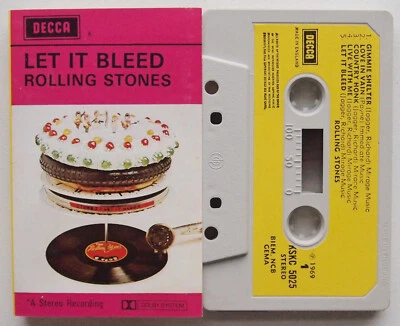 ROLLING STONES - LET IT BLEED (DECCA KSKC5025) 1970s UK CASSETTE YELLOW LABELS - Image 1 of 3