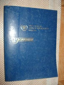 1987 CADILLAC BROUGHAM SHOP MANUAL ORIGINAL SERVICE BOOK REPAIR BOOK - Picture 1 of 2