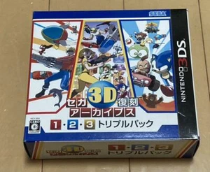 Nintendo 3DS Sega 3D Classics Collection 1 2 3 Triple Pack Archives Game Japan - Picture 1 of 2
