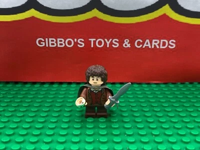 LEGO FRODO BAGGINS + one ring & sting minifigure LOTR/HOBBIT set 9470 lor003 - Image 1 of 3