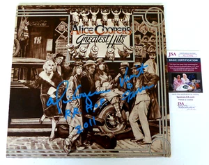 Alice Cooper signiert Greatest Hits Platte Album Auto, Vincent Fournier, JSA COA - Bild 1 von 4