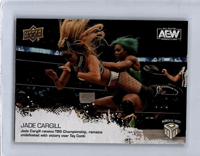 2022 AEW Match Dated Moments Revolution Jade Cargill Retains AEW TBS Champ - Image 1 of 2