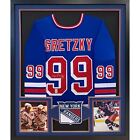 Wayne Gretzky Framed New York Rangers Jersey Wga Coa Autographed Signed