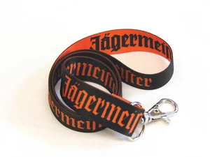 Two tone Jägermeister 20mm neck strap lanyard for ID & keys. Free UK postage.. - Picture 1 of 6