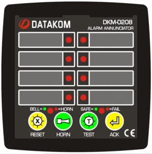 DATAKOM DKM-0208 Alarm Annunciator, 8ch, AC supply - Picture 1 of 1