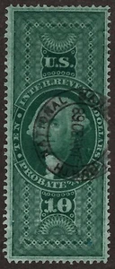 R96c US Revenue Stamp Circular Handstamp - Picture 1 of 2