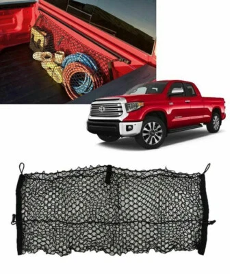 Genuine Toyota Exterior Bed Cargo Net for the 2007-2025 Toyota Tundra-New, OEM - Image 1 of 2