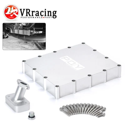 For Suzuki GSXR1000 01-05 Low Profile Billet Oil Pan W Pick Up & Bolts Silver - Изображение 1 из 4