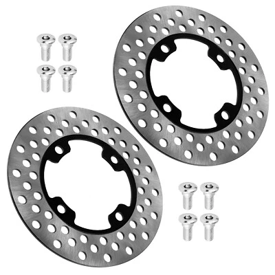 2 Front Brake Disc Rotor w/ Bolts fits Yamaha Kodiak 450 YFM450FA 4x4 2003-2006 — 第 1/4 张图片