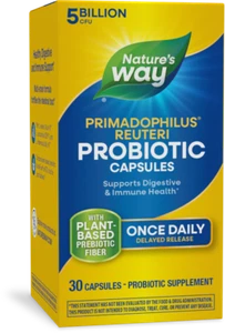 Nature's Way Primadophilus Reuteri Probiotic - 30 Capsules - Picture 1 of 6
