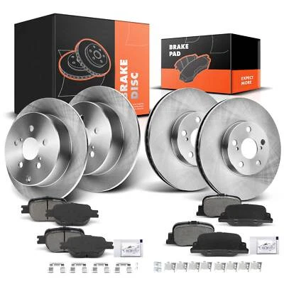Front & Rear Disc Brake Rotors & Brake Pads for Scion tC 2005 2006 2007-2010 - Image 1 of 4