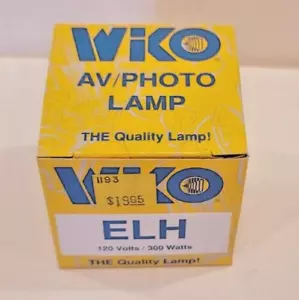Nueva Lámpara Proyector Wiko ELH AV/Foto 120 V - 300 W Orland Park Illinois Japón - Imagen 1 de 3