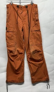 Abercrombie & Fitch Cargohose Herren Größe XL Vintage Orange Fallschirmjäger (K5) - Bild 1 von 9