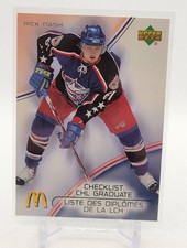 RICK NASH 2005 Upper Deck McDonald's NHL Columbus Blue Jackets NHL Hockey Card