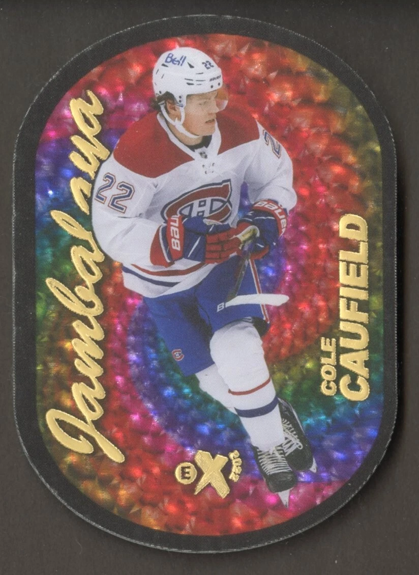 2021-22 Skybox Metal Universe Hockey Cole Caufield Jambalaya Case Hit SP