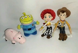 WOODY & JESSIE & HAM & ALIEN- Bundle Plush Dolls - TOY STORY Disney PIXAR - Picture 1 of 4