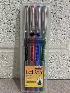 Marvy Uchida LePen 0.3mm Black, Green, Red, And Blue 4300-4A NEW - Picture 1 of 3