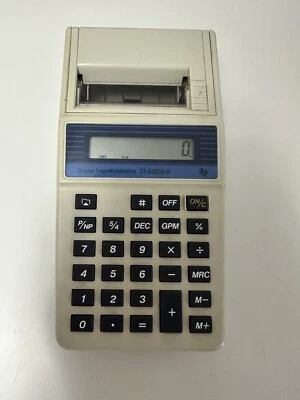 Vintage Texas Instruments TI-5005 II Handheld Printer Calculator - Image 1 of 4