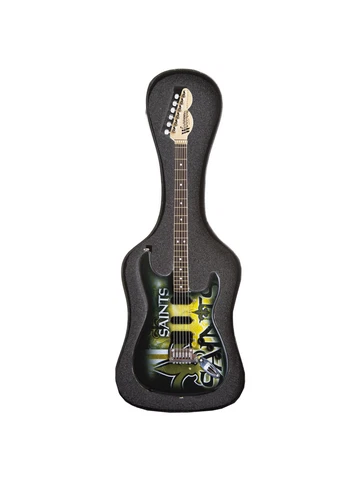 Mini NothEnder Woodrow Guitar NFL New Orleans Saints Plaque GMNFL20 Cover