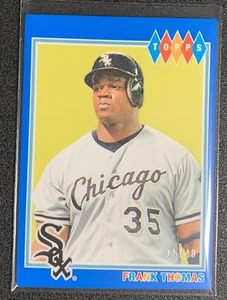 2022 Topps Brooklyn Collection Frank Thomas Blue Parallel 15/40 White Sox HOF - Picture 1 of 3