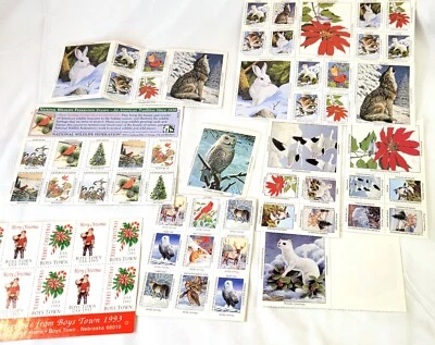 Lot of 1993 Boys Town National Wildlife Federation Stamps Stickers Sheets 1990's - Image 1 of 4