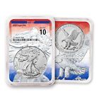 Presale - 2023 $1 American Silver Eagle NGCX MS10 X - Exclusive Dual Core XLabel