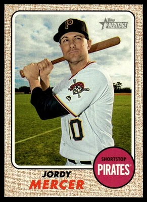 Jordy Mercer 2017 Topps Heritage #270 Pittsburgh Pirates 25684 Baseball Card - Image 1 of 2