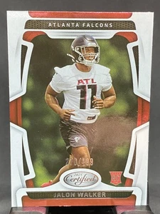 Jalon Walker RC #134 2025 certificado Panini #'rd/499 - Atlanta Falcons - Imagen 1 de 2