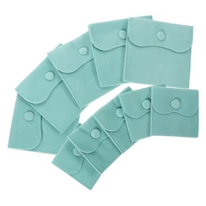  Bolsa organizadora de 10 piezas con cierre a presión pequeña bolsa de almacenamiento de joyas de viaje - Imagen 1 de 12