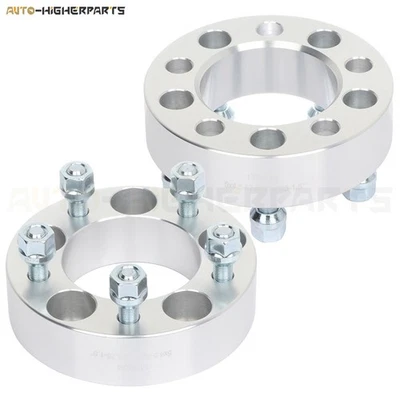 Espaciadores de rueda para Nissan Altima 2002-2022 5x4,5 12x1,25 2x tacos plateados 1,5" Foto 1 de 4