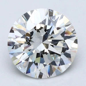 Cert. GIA 4,62 Karat runder natürlicher abgebauter Diamant lose I Farbe VVS2 Reinheit - Bild 1 von 2