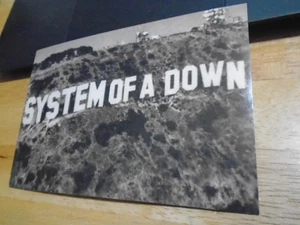 RARE PROMO System of a Down ALBUM POSTCARD Toxicity pledge allegiance tour 2001 - Picture 1 of 2