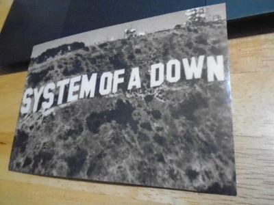 RARE PROMO System of a Down ALBUM POSTCARD Toxicity pledge allegiance tour 2001 - Image 1 of 2