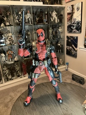 NECA 18in Deadpool 1/4 Scale Sideshow Loose figure - Image 1 of 4