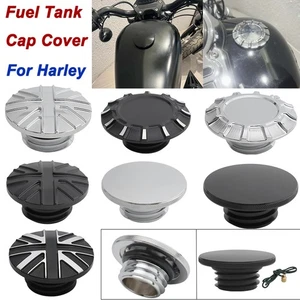 Magnetic Trap Tank Cap Gas Fuel Cover For Harley Sportster XL883 Road King - Picture 1 of 31